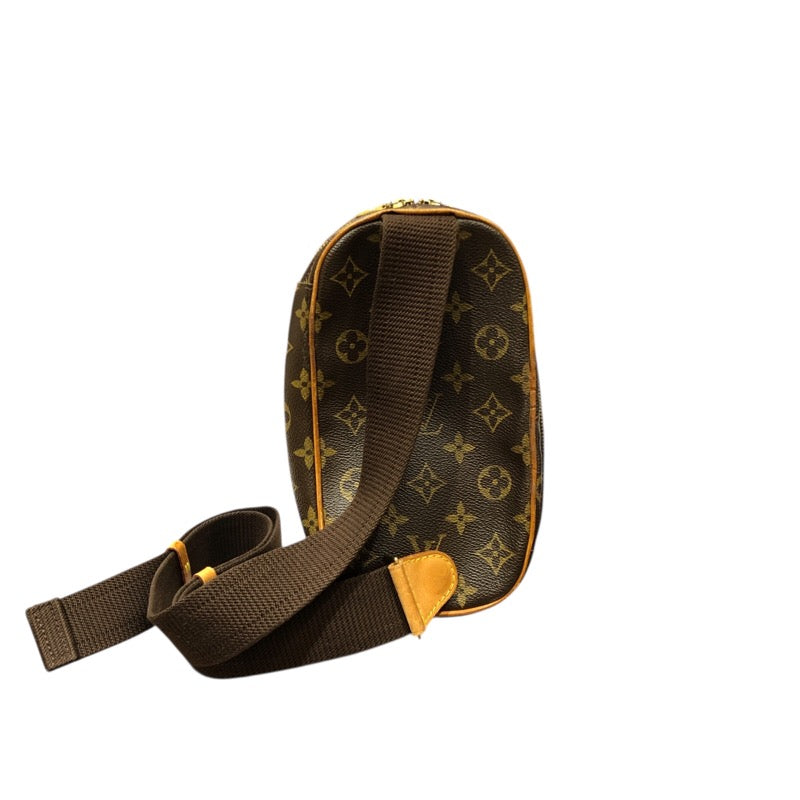 ルイ・ヴィトン LOUIS VUITTON ポシェット・ガンジュ M51870 ブラウン ゴールド金具 モノグラムキャンバス メンズ ボディバッグ