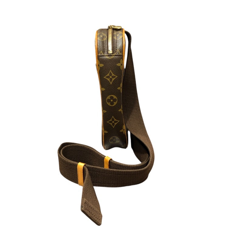ルイ・ヴィトン LOUIS VUITTON ポシェット・ガンジュ M51870 ブラウン ゴールド金具 モノグラムキャンバス メンズ ボディバッグ