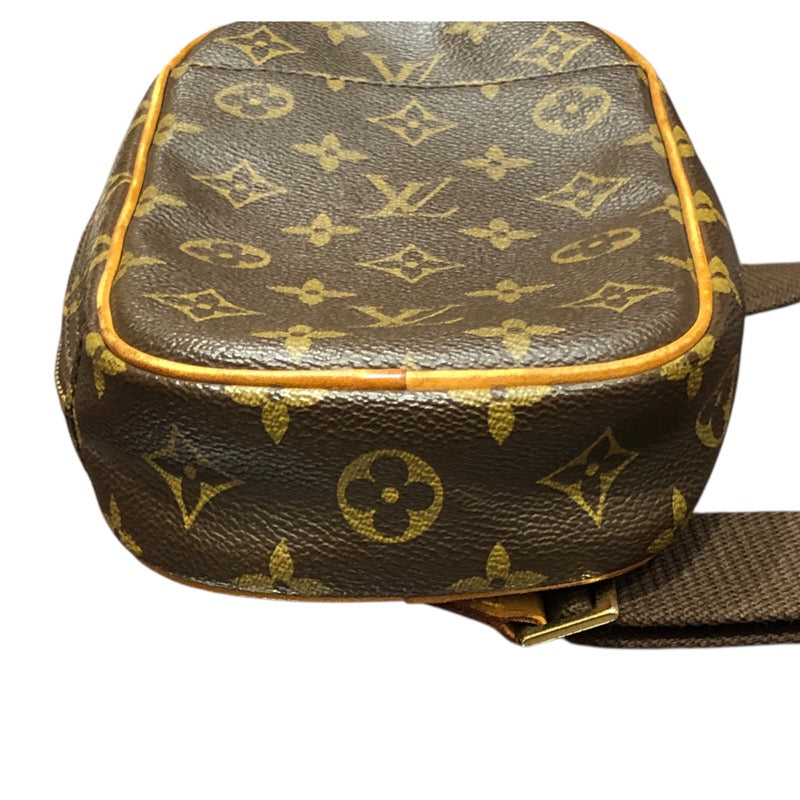 ルイ・ヴィトン LOUIS VUITTON ポシェット・ガンジュ M51870 ブラウン ゴールド金具 モノグラムキャンバス メンズ ボディバッグ