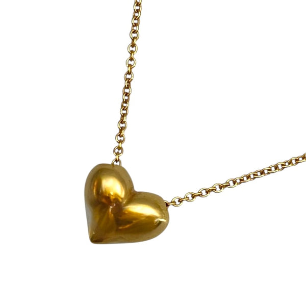 ティファニー TIFFANY＆CO ピンチドハートネックレス 750 ジュエリー