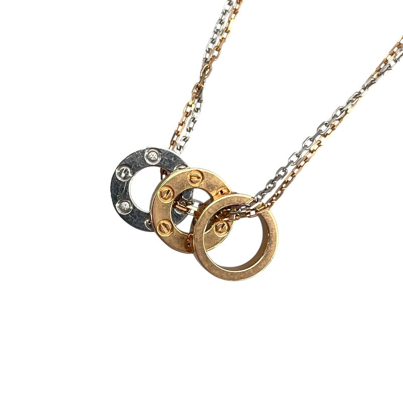 カルティエ Cartier ラブスリーフープネックレス 750 ジュエリー