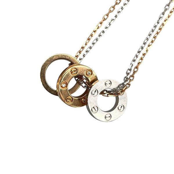 カルティエ Cartier ラブスリーフープネックレス 750 ジュエリー
