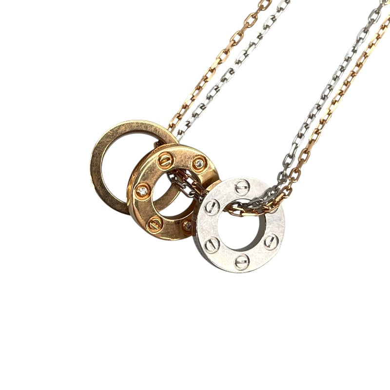 カルティエ Cartier ラブスリーフープネックレス 750 ジュエリー