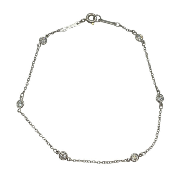 ティファニー TIFFANY＆CO バイザヤードブレス Pt950/ダイヤモンド ジュエリー