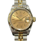 ロレックス ROLEX デイトジャスト　Y番 79173 シャンパンゴールド K18YG×SS 自動巻き レディース 腕時計