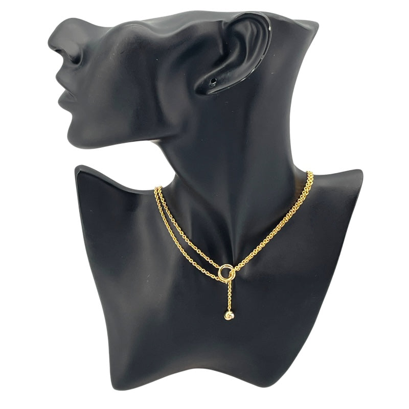 カルティエ Cartier ベビートリニティパンピーユネックレス 750 ジュエリー