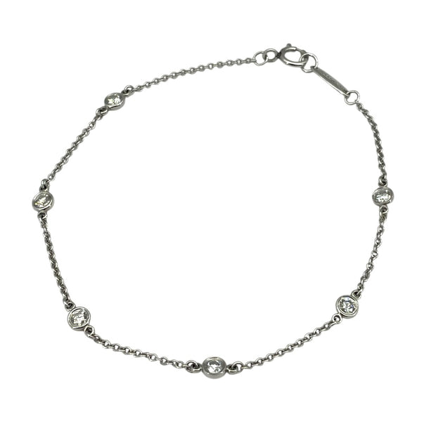 ティファニー TIFFANY＆CO バイザヤードブレス Pt900/ダイヤモンド ジュエリー