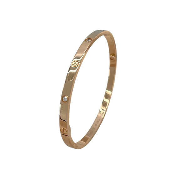 カルティエ Cartier ラブブレス SM 6Pダイヤ 750PG ダイヤモンド ジュエリー