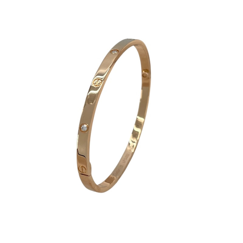 カルティエ Cartier ラブブレス SM 6Pダイヤ 750PG ダイヤモンド ジュエリー