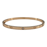カルティエ Cartier ラブブレス SM 6Pダイヤ 750PG ダイヤモンド ジュエリー