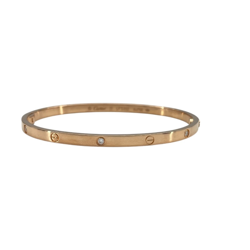 カルティエ Cartier ラブブレス SM 6Pダイヤ 750PG ダイヤモンド ジュエリー