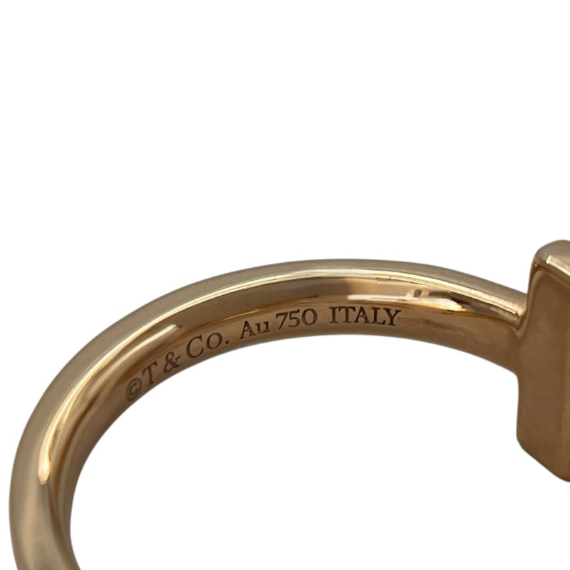 ティファニー TIFFANY＆CO Tトゥナローリング K18PG ダイヤモンド ジュエリー