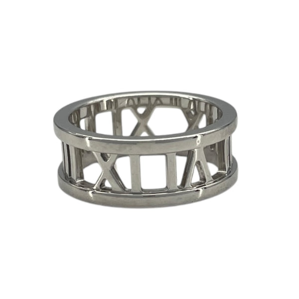 ティファニー TIFFANY＆CO オープンアトラスリング 750WG ジュエリー