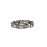 カルティエ Cartier ラニエールリング ハーフダイヤ 750WG ダイヤモンド　ジュエリー