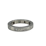 カルティエ Cartier ラニエールリング ハーフダイヤ 750WG ダイヤモンド　ジュエリー