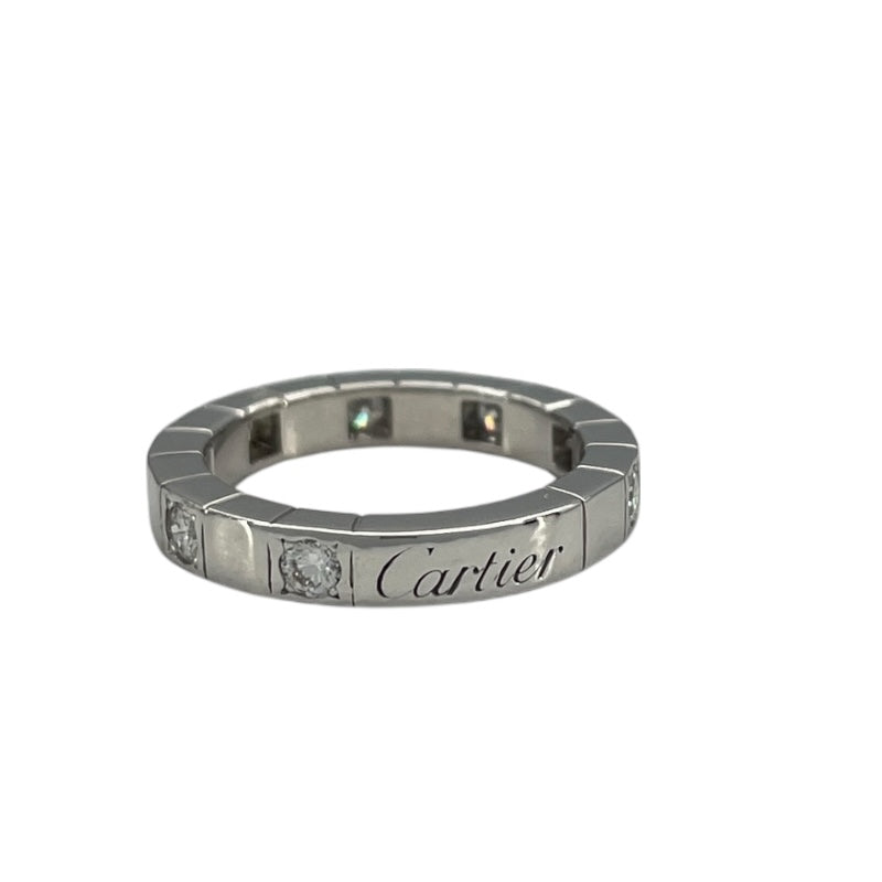 カルティエ Cartier ラニエールリング ハーフダイヤ 750WG ダイヤモンド　ジュエリー