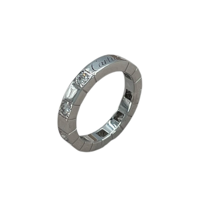 カルティエ Cartier ラニエールリング ハーフダイヤ 750WG ダイヤモンド　ジュエリー
