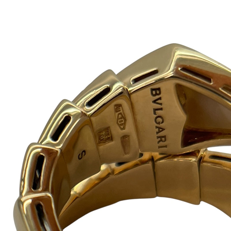 ブルガリ BVLGARI セルペンティリング 750 シェル ジュエリー