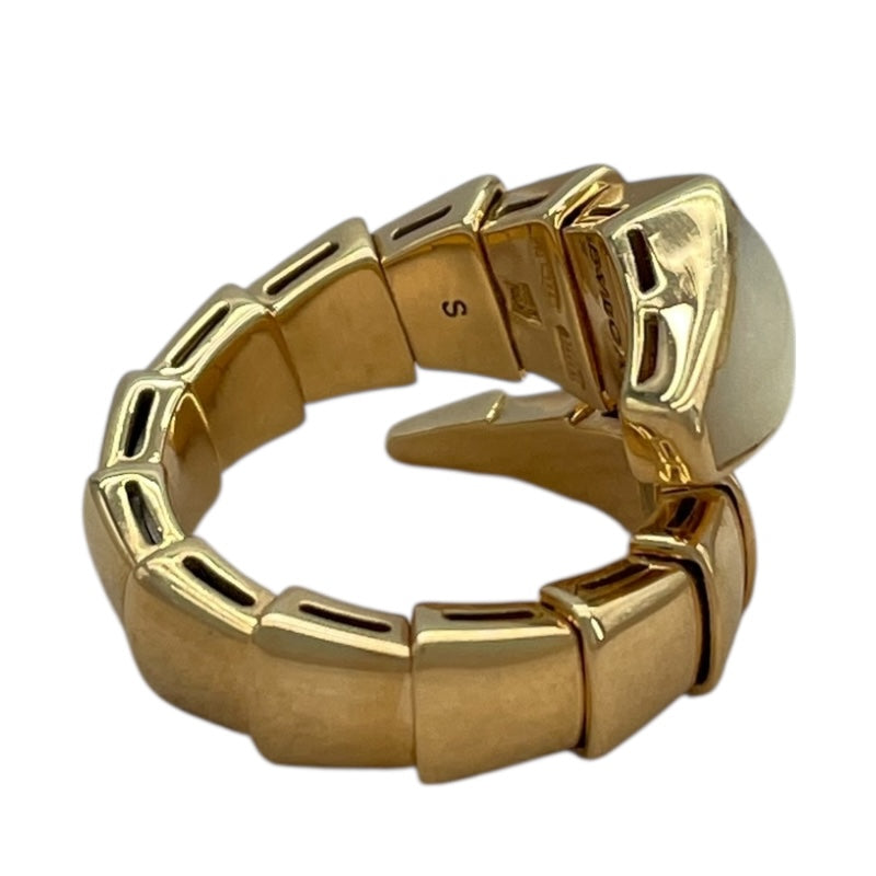 ブルガリ BVLGARI セルペンティリング 750 シェル ジュエリー