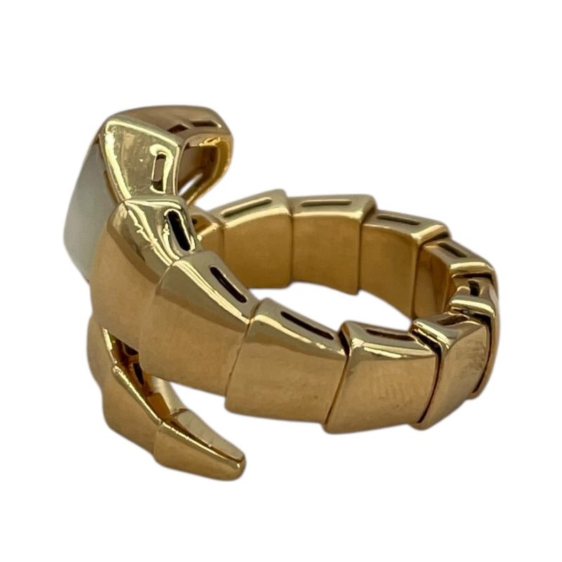 ブルガリ BVLGARI セルペンティリング 750 シェル ジュエリー