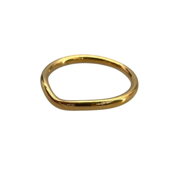 ティファニー TIFFANY＆CO カーブトバンドリング 750 ジュエリー