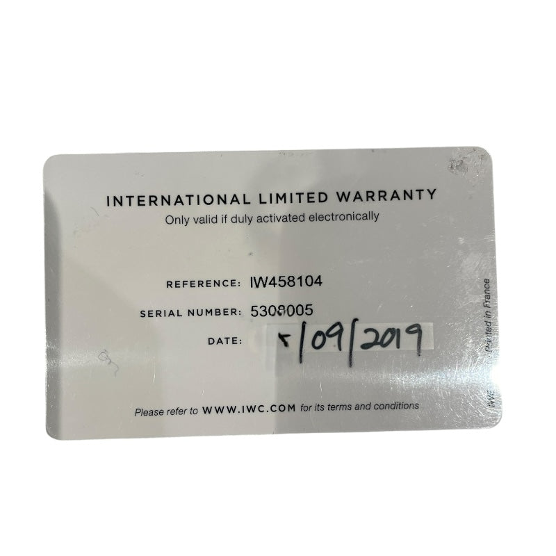 インターナショナルウォッチカンパニー IWC ポートフィノ　オートマティック37 IW458104 グレー SS 自動巻き メンズ 腕時計