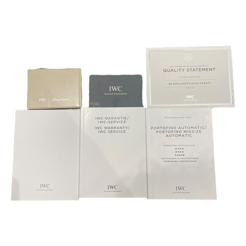 インターナショナルウォッチカンパニー IWC ポートフィノ　オートマティック37 IW458104 グレー SS 自動巻き メンズ 腕時計
