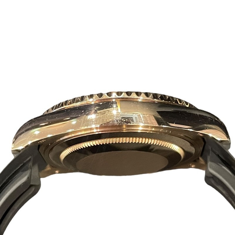 ロレックス ROLEX ヨットマスター37 268655 パヴェダイヤ K18PG/ラバーベルト 自動巻き メンズ 腕時計