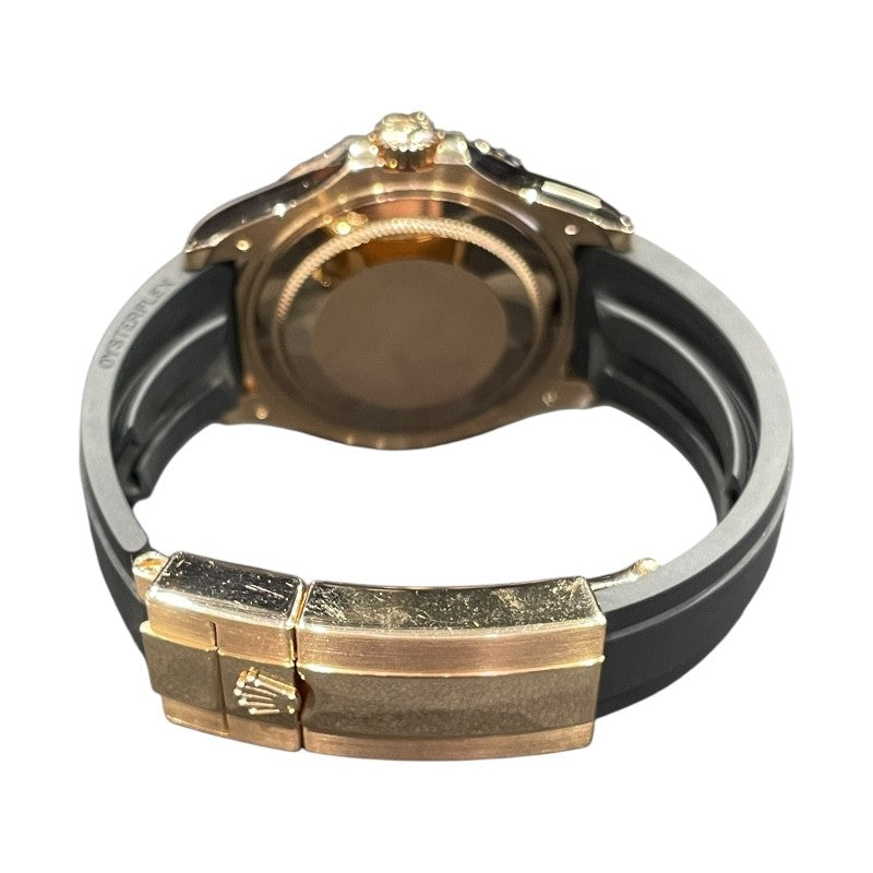 ロレックス ROLEX ヨットマスター37 268655 パヴェダイヤ K18PG/ラバーベルト 自動巻き メンズ 腕時計