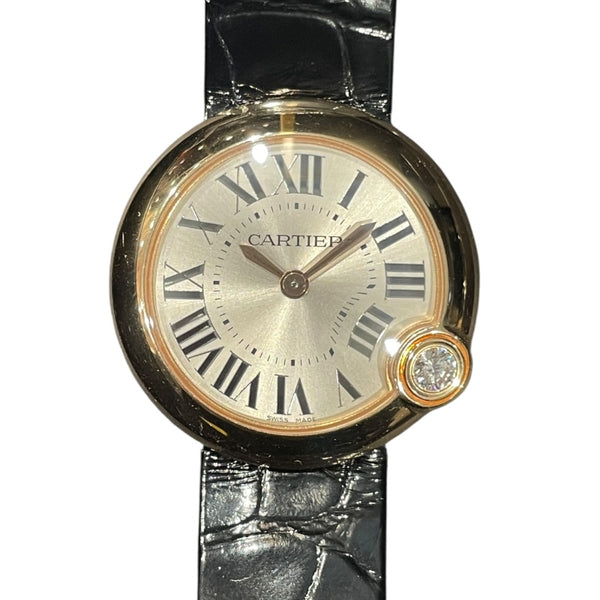 カルティエ Cartier バロンブランドゥカルティエ WGBL0003 シルバー K18PG レディース 腕時計
