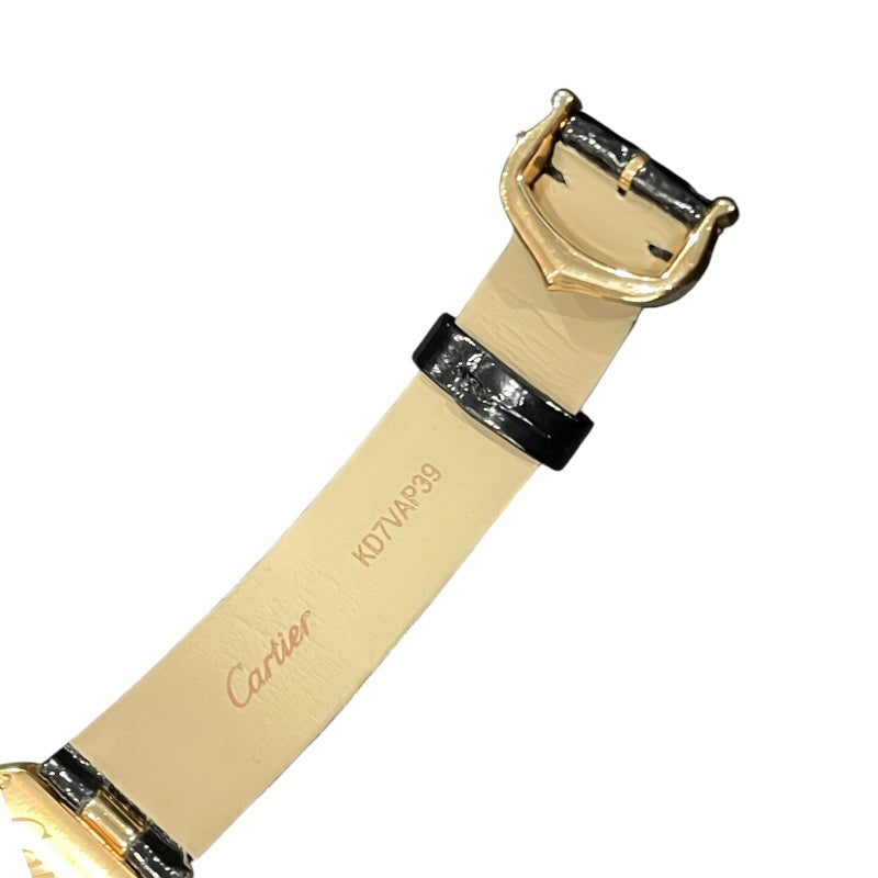 カルティエ Cartier バロンブランドゥカルティエ WGBL0003 シルバー K18PG レディース 腕時計
