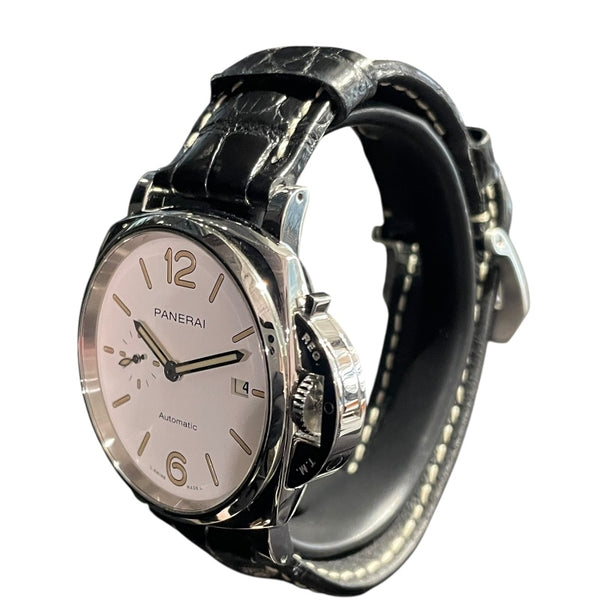 パネライ PANERAI ルミノールドゥエ42mm PAM01046 ホワイト SS 自動巻き メンズ 腕時計