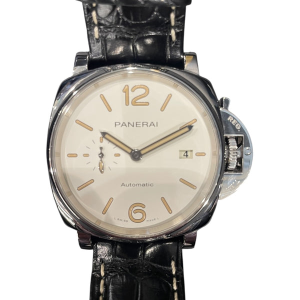 パネライ PANERAI ルミノールドゥエ42mm PAM01046 ホワイト SS 自動巻き メンズ 腕時計