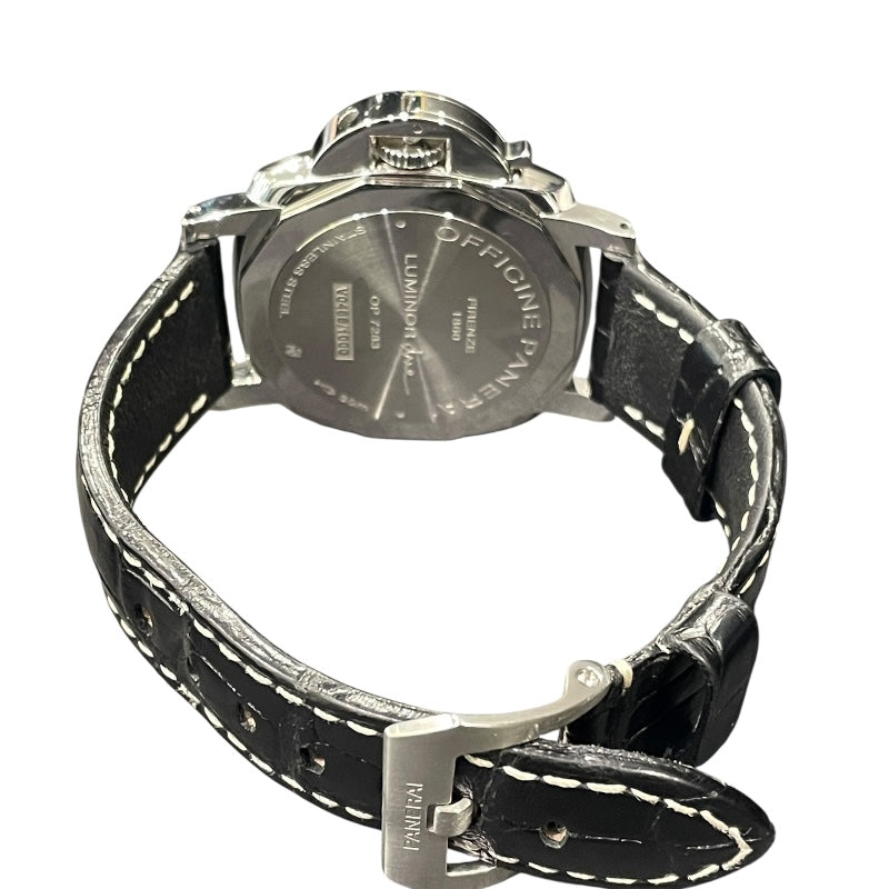 パネライ PANERAI ルミノールドゥエ42mm PAM01046 ホワイト SS 自動巻き メンズ 腕時計