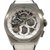 ゼニス ZENITH デファイエルプリメロ21 日本限定 95.9003.9004/78.R588 ホワイト(スケルトン) チタン 自動巻き メンズ 腕時計
