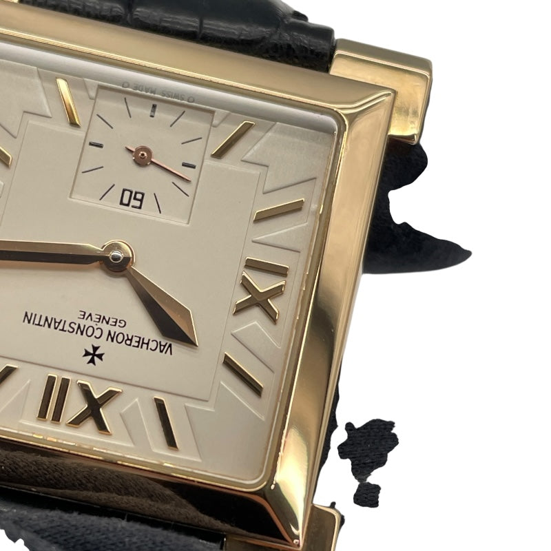 ヴァシュロン・コンスタンタン VACHERON CONSTANTIN カレ ヒストリーク 600本限定 91030/000R シルバー K18PG レディース 腕時計
