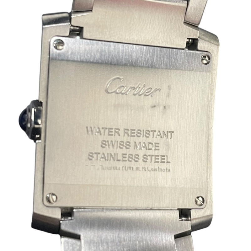 カルティエ Cartier タンク フランセーズMM WSTA0074 ステンレススチール クオーツ レディース 腕時計