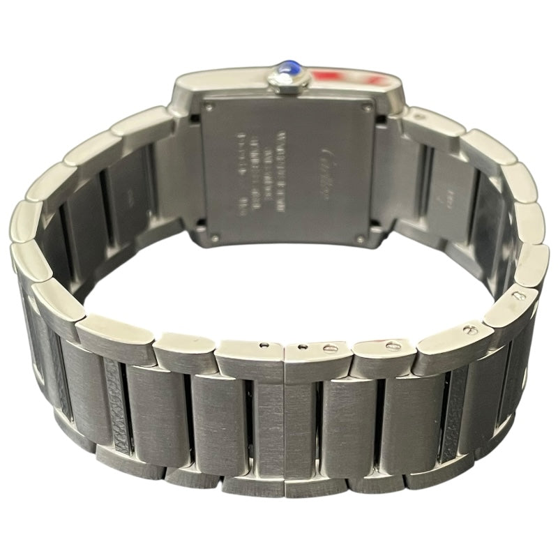 カルティエ Cartier タンク フランセーズMM WSTA0074 ステンレススチール クオーツ レディース 腕時計