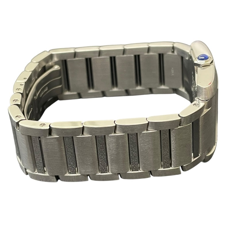 カルティエ Cartier タンク フランセーズMM WSTA0074 ステンレススチール クオーツ レディース 腕時計