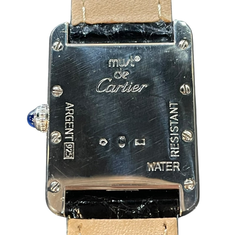 カルティエ Cartier マストタンクMM 2003年クリスマス限定 W1017654 ステンレススチール クオーツ レディース 腕時計