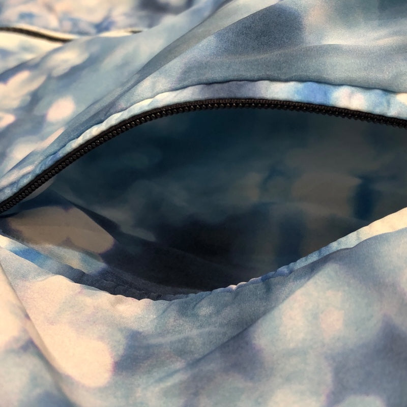 モンクレール MONCLER MARS ナイロンジャケット ブルー ナイロン ナイロン レディース ナイロンジャケット
