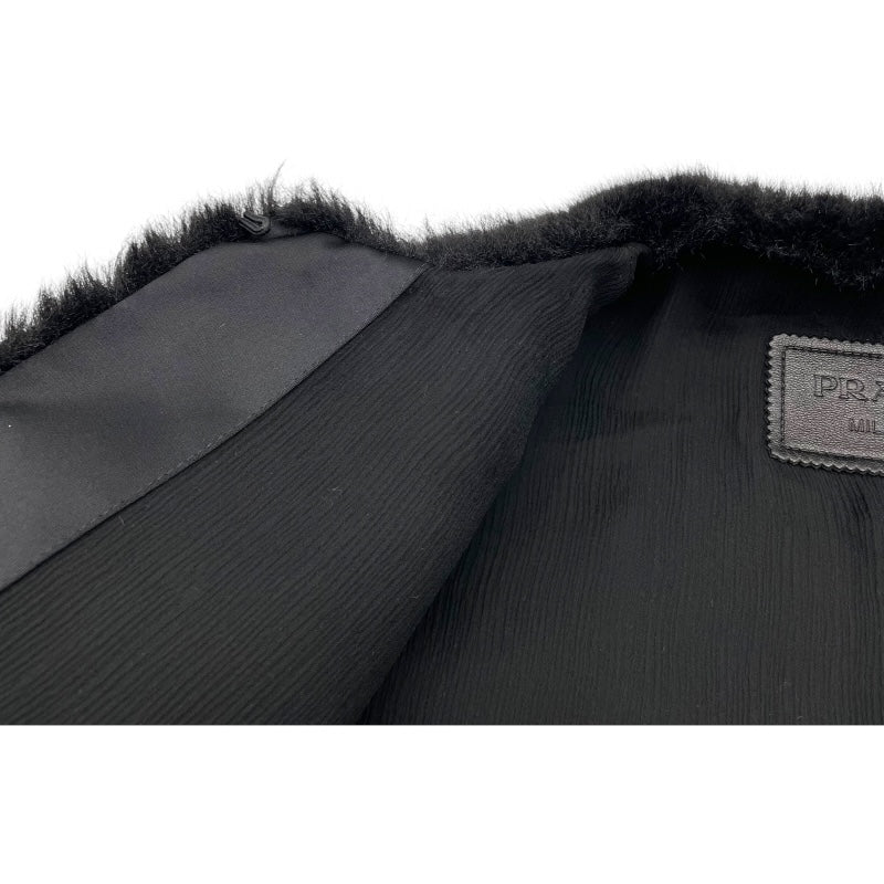 プラダ PRADA トライアングルロゴアスペンコート PZS012 ブラック ポリエステル レディース その他アウター