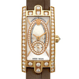 ハリーウィンストン HARRY WINSTON アヴェニューC ミニ スモールセコンド ホワイトシェル AVCQSS16RR00 ホワイトシェル K18PG クオーツ レディース 腕時計