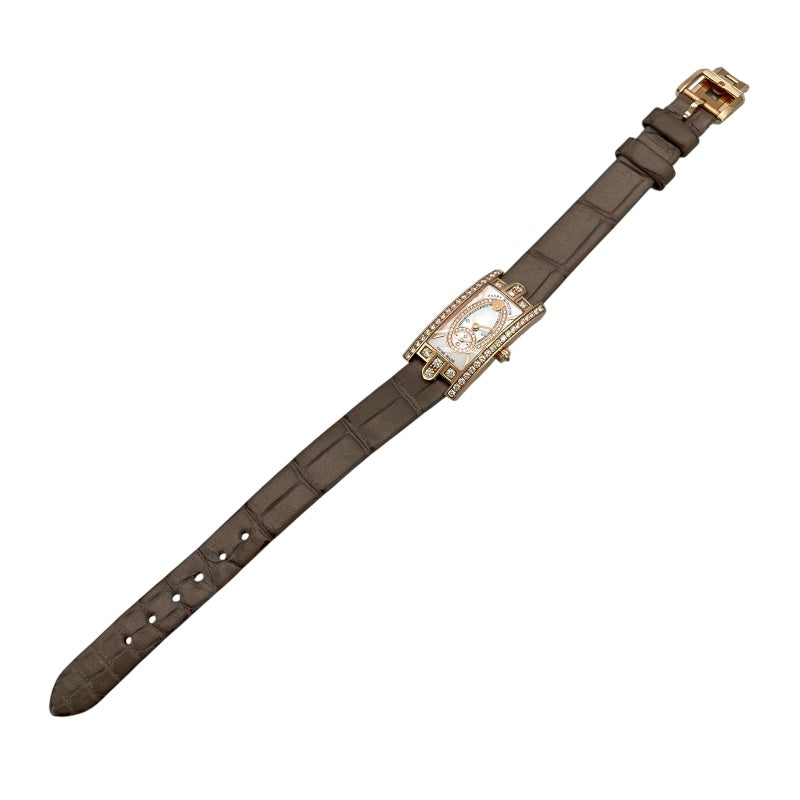 ハリーウィンストン HARRY WINSTON アヴェニューC ミニ スモールセコンド ホワイトシェル AVCQSS16RR00 ホワイトシェル K18PG クオーツ レディース 腕時計