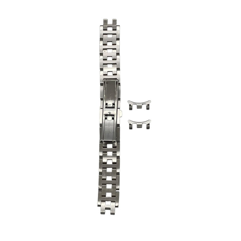 エルメス HERMES クリッパー ナクレ ピンクシェル CL4.221 ピンクシェル GP/SS クオーツ レディース 腕時計