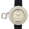 ヴァンクリーフ＆アーペル Van Cleef & Arpels チャーム ミニウォッチ 3575164 シルバー K18WG クオーツ レディース 腕時計