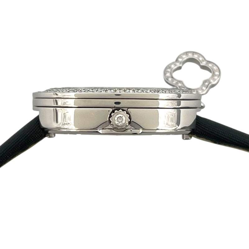 ヴァンクリーフ＆アーペル Van Cleef & Arpels チャーム ミニウォッチ 3575164 シルバー K18WG クオーツ レディース 腕時計