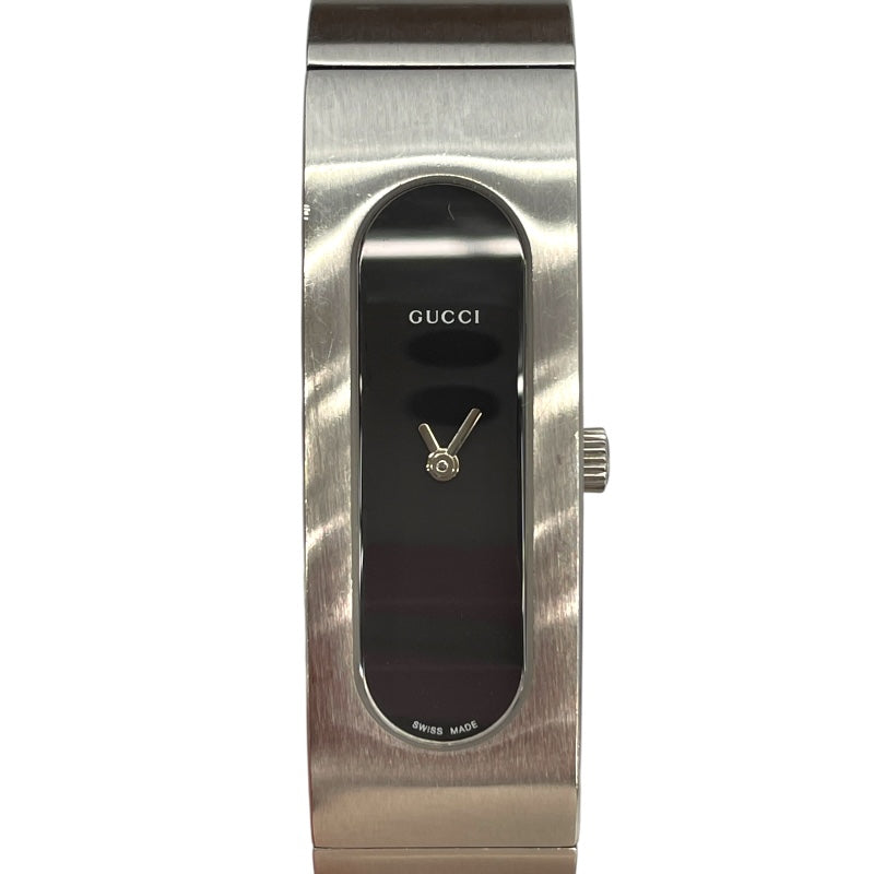 グッチ GUCCI バングルウォッチ 2400S ブラック SS レディース 腕時計