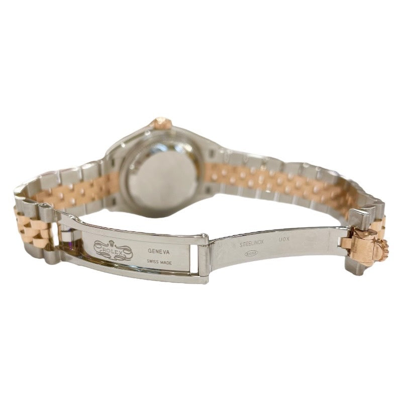 ロレックス ROLEX デイトジャスト28 サンダスト 279171 ライトブロンズ PG/SS 自動巻き レディース 腕時計