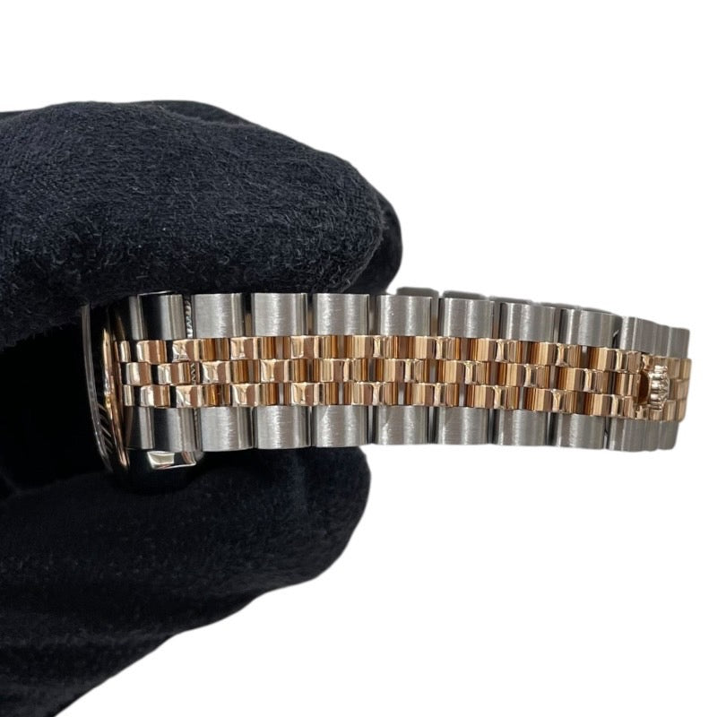 ロレックス ROLEX デイトジャスト28 サンダスト 279171 ライトブロンズ PG/SS 自動巻き レディース 腕時計